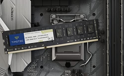 Timetec 16GB KIT (2x8GB) DDR3L/DDR3 1600MHz PC3L-12800/PC3-12800 Non ECC Unbuffered 1.35V/1.5V 2Rx8 Dual Rank 240 Pin UDIMM Memoria Desktop Aggiornamento del modulo RAM - 2