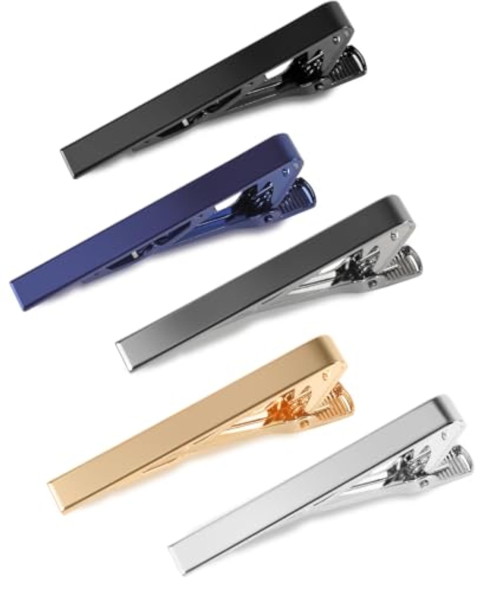 Copper Tie Clips Set of 5, Classic Accessories