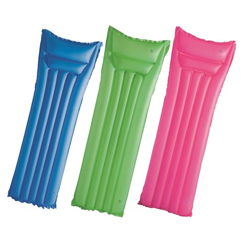 BESTWAY 44007 - Colchoneta Hinchable Colores Mate 183x69 cm, Multicolor