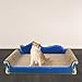 Chosertory Cat Scratcher Sofa Bed Cat Scratching Board Home Furniture Protector Pet Bed Scratching Mat for Cats, Royal Blue