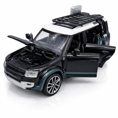 Image of Magicwand 1:32 Scale Die-Cast Defender Guards Metal Car with Openable Doors,Pull Back Action,Blinking Lights【Pack of 1】【Colors as Per Stock】