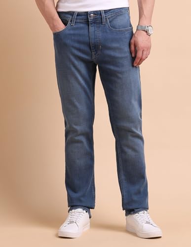 Image of U.S. Polo ASSN. Denim Jeans for Men - Slim Straight Fit, Mens Jeans for Office & Regular Wear