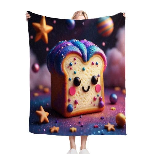 Manta Polar Cama 150 Tostada de Dibujos Animados, Plaid Mantitas Sofa para Cama Suave y Peluda de Doble Cara, Manta de Sofá de Cama o de Sala de Estar - 220x240 cm