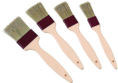 La Brunoise Pinceau pâtissier en soie naturelle, professionnel. Pinceau plat, largeur 35 mm.