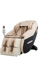 Silla de masaje SL-Track gravedad cero cuerpo completo eléctrica Shiatsu reclinable con función incorporada...