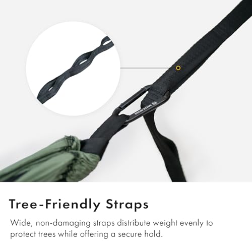 Suparpine I Hammock for Camping with Straps Included (Sand, Single) - Image 6