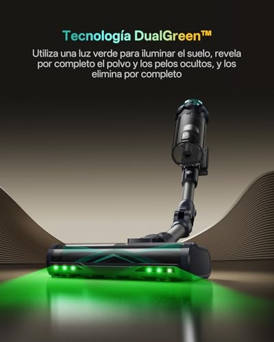 Miniatura 8 de Vexilar V15max Aspiradora Sin Cable 65kpa, Aspiradora Inalámbrica Antienredos, 60 Minutos Autonomía, Con Fregado, Depósito De 1,5l, Diseño De Moda, Aspirador Escoba Para Suelos Alfombras Coche Pelos