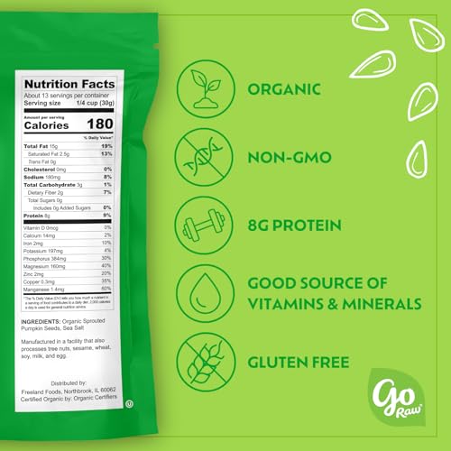 Go Raw Organic Sprouted Pumpkin Seeds, 14 Oz - Thumbnail 2