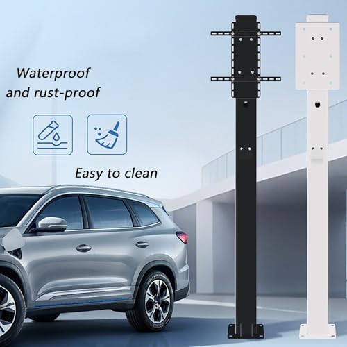 Support de borne de recharge électrique réglable pour éviter le câble au sol