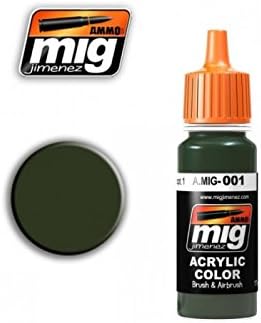 Ammo MIG-0917 Acrylfarbe Hellgrün - 17 Ml Glas, Wasserlöslich & Ungiftig, Made In Spain