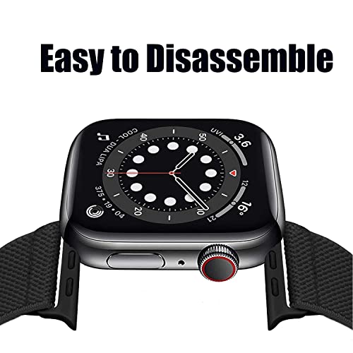 15 Pack Soft Nylon Stretchy Band Compatible with Apple Watch 38mm 40mm 41mm 42mm 44mm 45mm 49mm Women Men,Elastic Adjustable Replacement Sport Strap for iWatch Series Ultra/SE/8/7/6/5/4/3//2/1 (38 40 - image 2