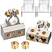 Battery Terminal Connectors, SUNMORN 0/4/8/10 Gauge Heavy Duty AMP Car Battery Terminals Connector, Shims Positive & Negative, with Special Tools, 1 Pair