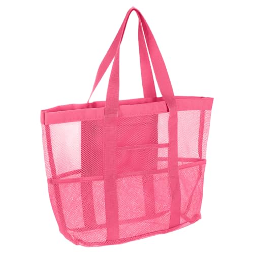 Viajes diarios sin arena gracias a la bolsa de malla para playa y piscina.