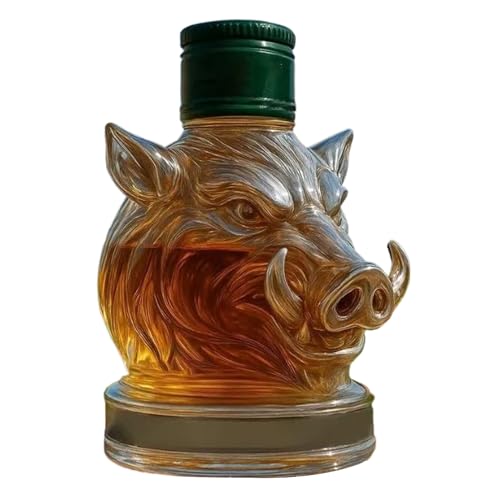 Decantador de whisky – Jarra de Vidrio Clásica Para Licores Con Tapa A Prueba De Aire | Artículos De Bar Para Borbón, Y Licores | Pr Botella De Whisky – Home Barr Gift
