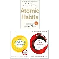 Atomic Habits, The Courage to be Disliked & The Courage to be Happy 3 Books Collection Set