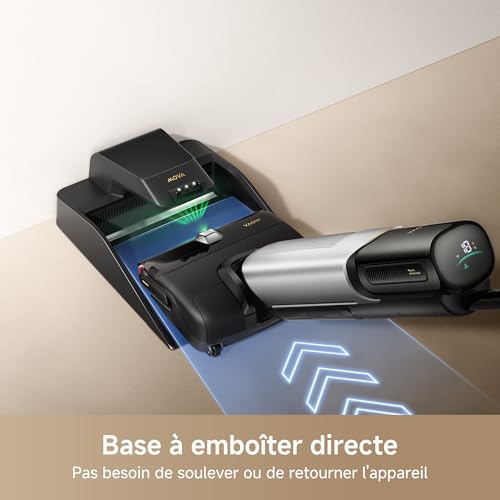 MOVA X4 Pro, Aspirateur Laveur sans Fil avec Lavage à l'eau Chaude – vue 5