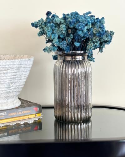 Image of Himalayan Daisy Dried Flowers | Natural Dried Blooms| 70 Grams | Naturally Preserved, Delicate & Everlasting | Perfect for Home Decor, Floral Arrangements, Bouquets & DIY Crafts(Blue)