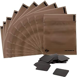 Rollander Anti-Tarnish Strips for Jewellery (50 pcs) and Anti Tarnish Jewelry Bags 10cm with Zip Close (10 pcs)