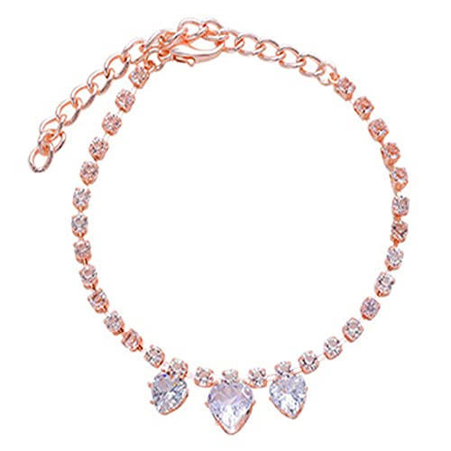 Ltuzpet Adjustable Pet Collar With Heart Zircon-Shaped Diamond Pendant Pet Rhinestone Necklace Weeding Collar Jewelry Ornaments #TOP5