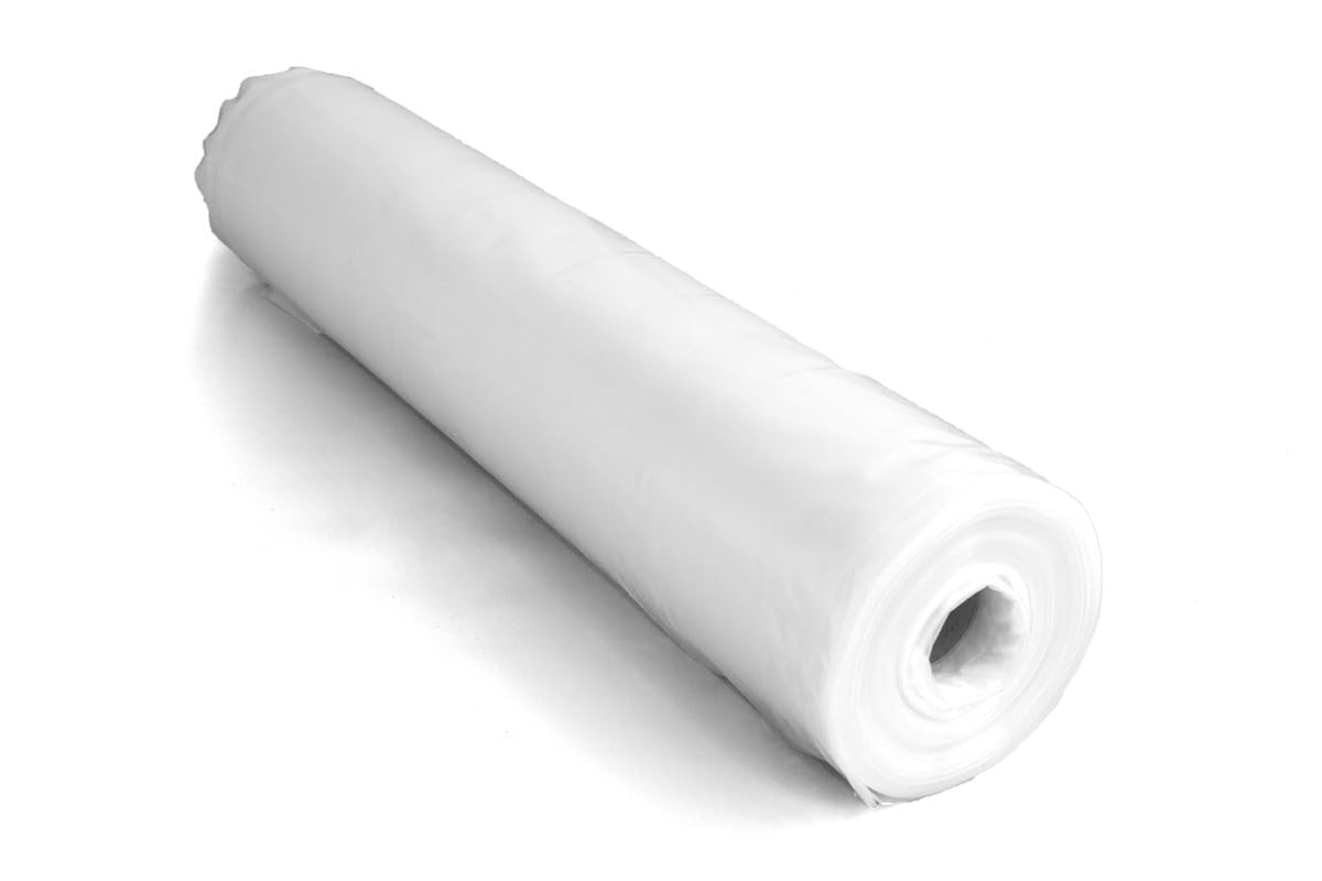 Lámina para invernadero de 6-8-10 m de ancho | Lámina de jardín altamente transparente y resistente para cubiertas en exteriores | Lona impermeable y resistente a los rayos UV durante 10 años