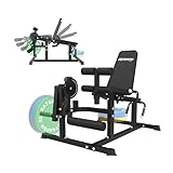 Leg Extension and Curl Machine, 3-in-1 Leg Machine with Adjustable Back, 800LB Capacity Leg Workout Equipment with Leg Holder for Small Spaces