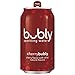 bubly Sparkling Water, Cherry, 12 ounce Cans (Pack of 18)