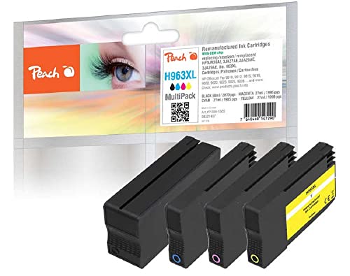 Cartouches Peach Toner Compatible HP Nr.963XL Multipack haute capacité pour impression nette