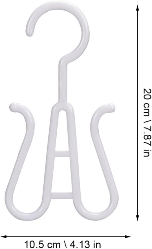 VALICLUD 10 Piece Plastic Shoes Hanger Hook Organizer for Hanging Storage