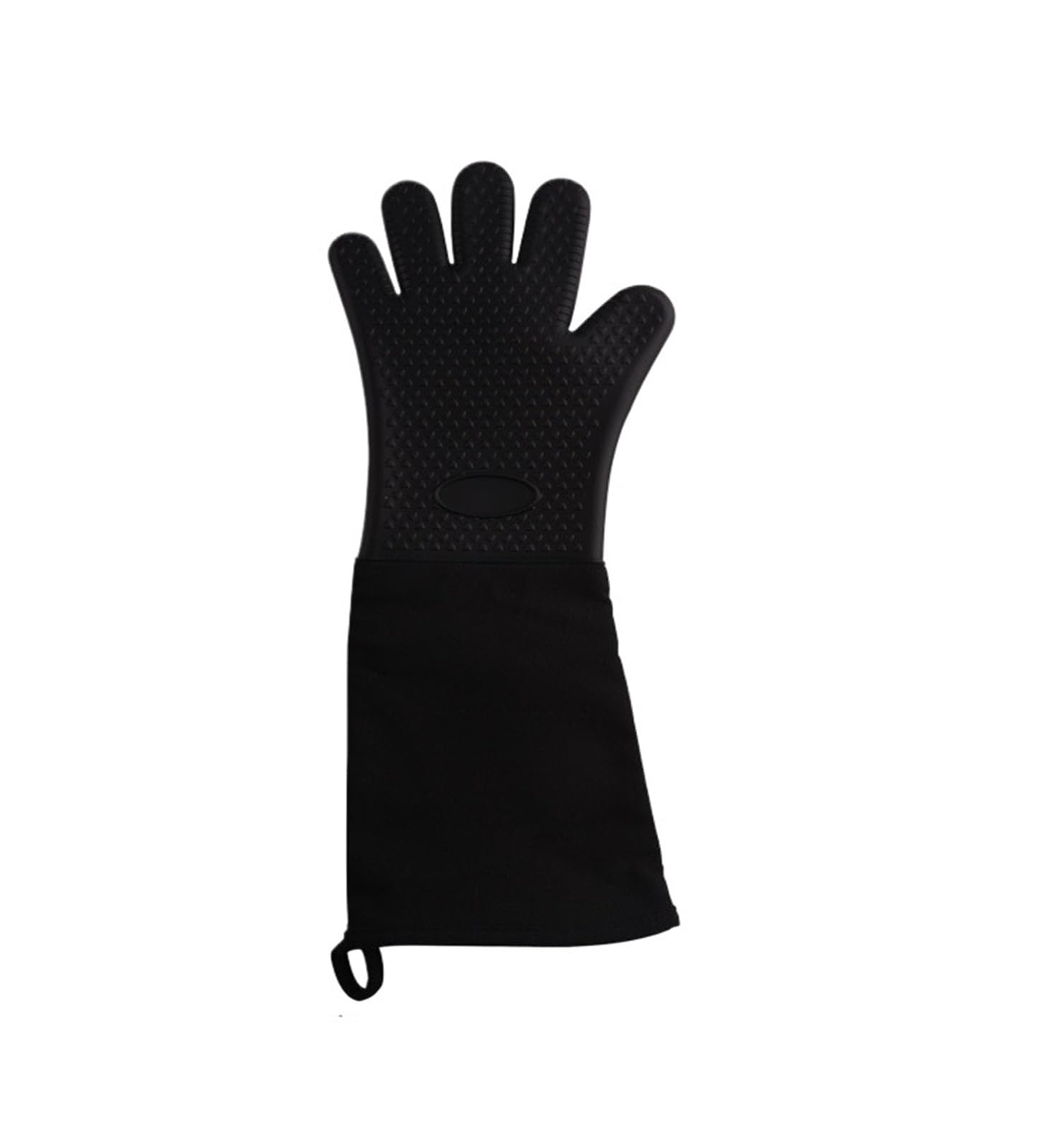 Gants de cuisine en silicone extra longs avec doublure matelassée confort pour four et barbecue
