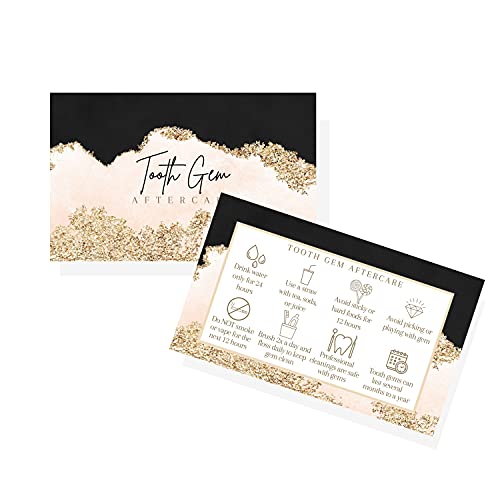 Soins dentaires cartes d'instructions et conseils post-traitement format 5,1x8,9 cm