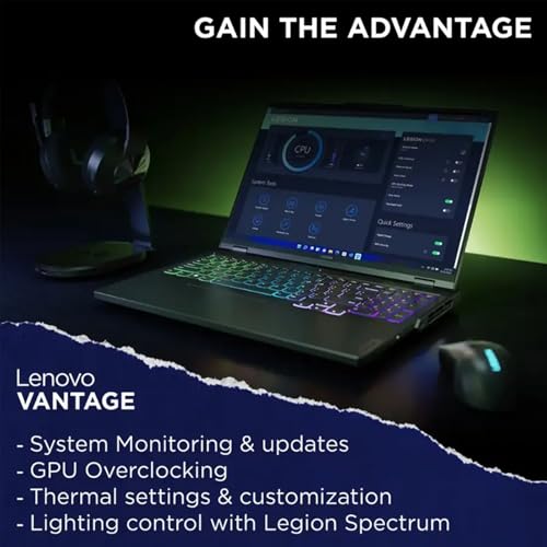 Image of Lenovo Legion 5i Gen 9 Gaming Laptop - Intel 24-Core i9-14900HX | 16 inch QHD+ WQXGA(2560x1600) 240Hz | GeForce RTX 4070 | RGB Backlit KB | w /Office Lifetime & DVD Drive | Win 11 PRO(64GB RAM | 1TB SSD)