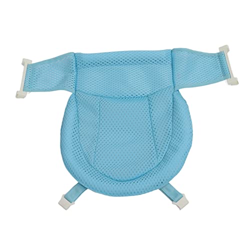 Fafeicy Tapete de malha para banho de recém-nascido, malha completa confortável respirável ajustável