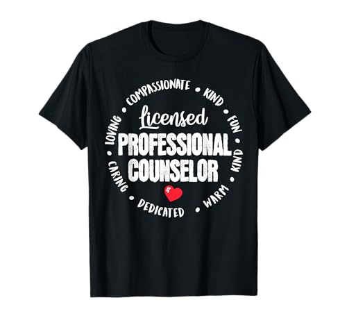 LPC Licensed Professional Counselor School Counseling Office T-Shirt