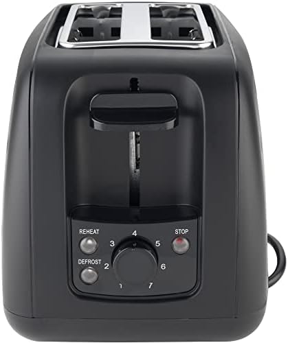 T4tec TT - TOT8472SL 2 Slice Toaster - Black
