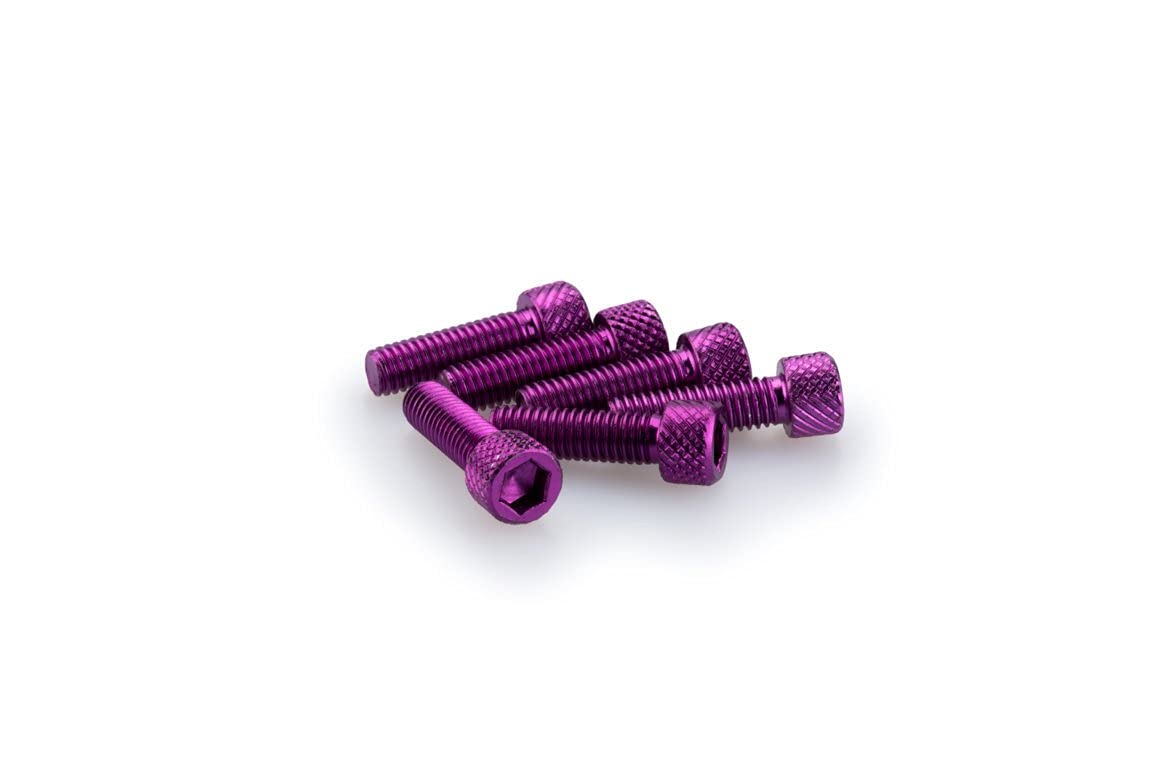 Puig 0364 V Blister 6 Screws, M6, 20 mm, Green