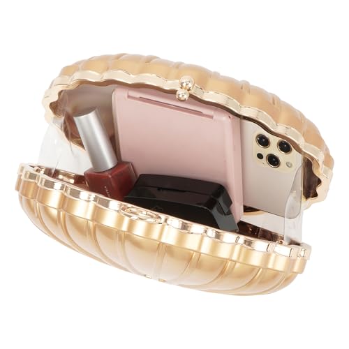 Image of Women Seashell Evening Bag Purse Mermaid Chain Strap Clutch Handbag Shoulder Bag | Seashell