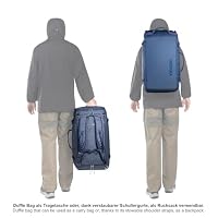 Tatonka Duffle Bag 45L - Faltbare Reisetasche mit Rucksackfunktion, abschließbar, klein verstaubar und mit 45 Liter Volumen – Ansicht 7