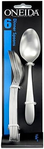 Oneida Vale Set of 6 Dinner Spoons, Silverware Set - Image 3