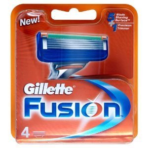 Price comparison product image Gillette Fusion 8 Blades (2 pack x 4 Blades = 8 Blades)