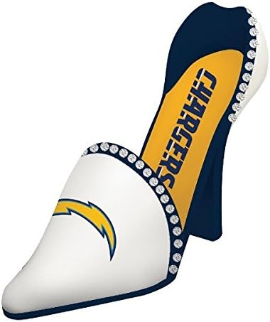 Los Angeles Football Chargers Tabletop Countertop Wine Bottle Holder, High Heel Shoe Style Rack