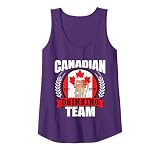 Canadian Drinking Team Funny Canada Flag Beer Party Gift Tank Top