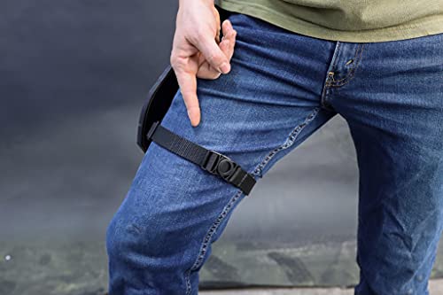 Shatterproof Archery Leather Hip Quiver Rear Facing (Right Hip) #TOP1