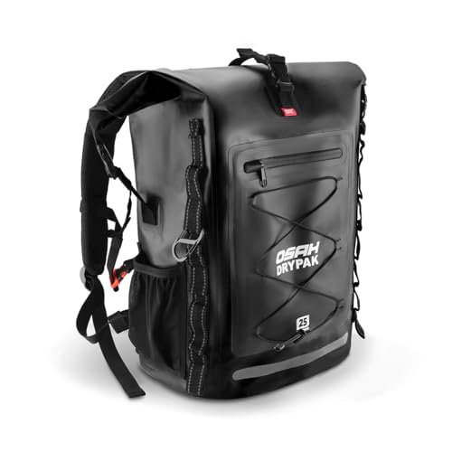 Image of OSAH DRYPAK Waterproof Backpack Dry Bag 25L /35L /55L /85L - Heavy Duty Roll-Top Hiking Backpack Sack Keeps Gear Dry for Travel, Kayaking, Boating, Camping, Rafting and Fishing