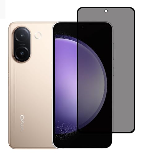 Image of ZARALA Privacy Tempered Glass Screen Protector for Vivo X300 and X200 FE 5G (6.8 Inches) with Edge to Edge Screen Coverage and Easy Installation kit | Anti Spy Protection