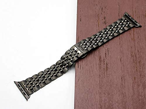 Sangle de montée or 38 42 mm, le bracelet robuste en acier inoxydable
