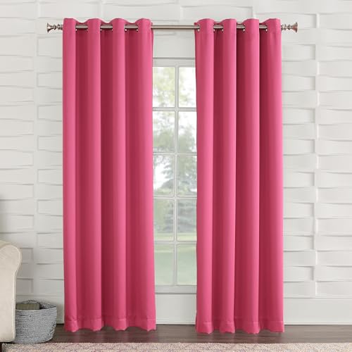 Sun Zero Barrow Energy Efficient Grommet Curtain Panel, 54