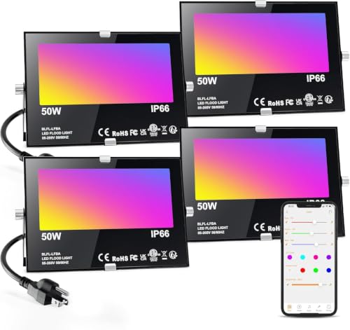 ChangM 500W RGB Flood Light with App Control