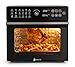 Bridge Pro 30 Litre Air Fryer Oven 1800W with Rotisserie Accessory Set - Extra Large Air Fryer for Family, 20 in 1 Dual Cook, Smart Dial, 360° Hot Air Circulation, Time & Temp Control, Fast Cooking