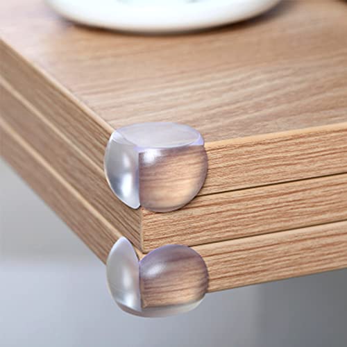 16 pcs Protector de Esquinas Transparentes con Cinta Adhesiva,Protección contra Impactos para Bebés y Niños,Protecciones de Esquina para Muebles para mesas Cover