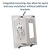 Legrand – OnQ in-Wall Cable Management Kit for Power & Low Voltage Cords – Hides TV or Display Cables Retrofit Behind The Wall – UL Listed TV Cord Hider w/DIY Install & Included Hardware – HT2102WHV1